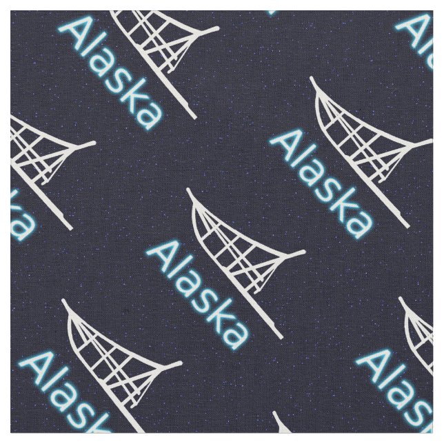 Tissu Traîneau à chiens (Fermer)