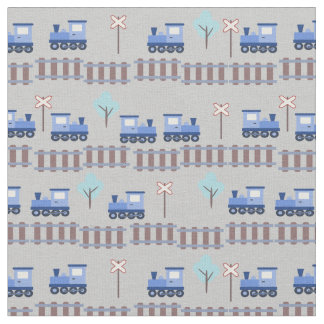 Tissu Trains et chemins de fer dans les lignes