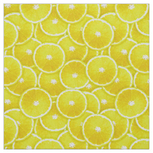 Tissu Tranches de citron