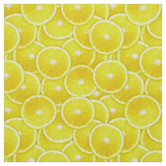 Tissu Tranches de citron (Échantillon)