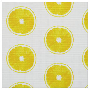 Tissu Tranches de citron d'art de bruit - arrière - pla