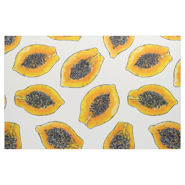 Tissu Tranches de Papaya (Fat Quarter)