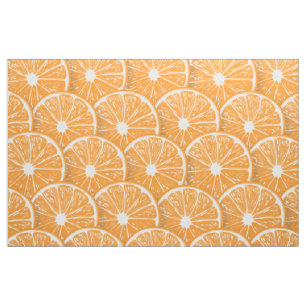 Tissu Tranches orange