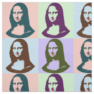 Tissu transparent de Mona Lisa d'art de bruit