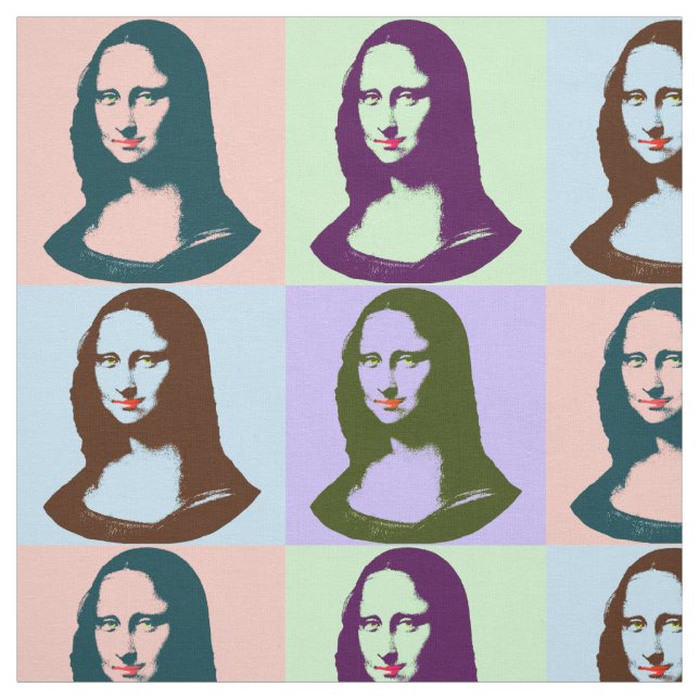 Tissu transparent de Mona Lisa d'art de bruit (Échantillon)