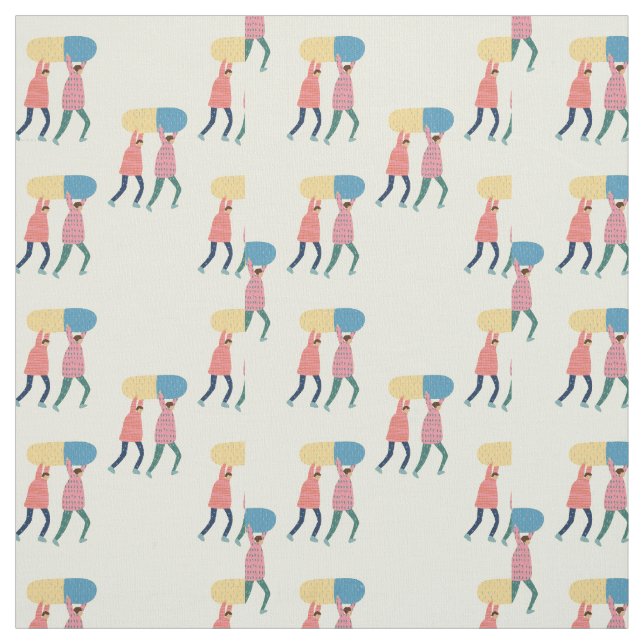 Tissu Transport d'un motif de pilule (Échantillon)