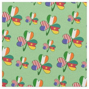 Tissu Trèfle américano-irlandais camerounais