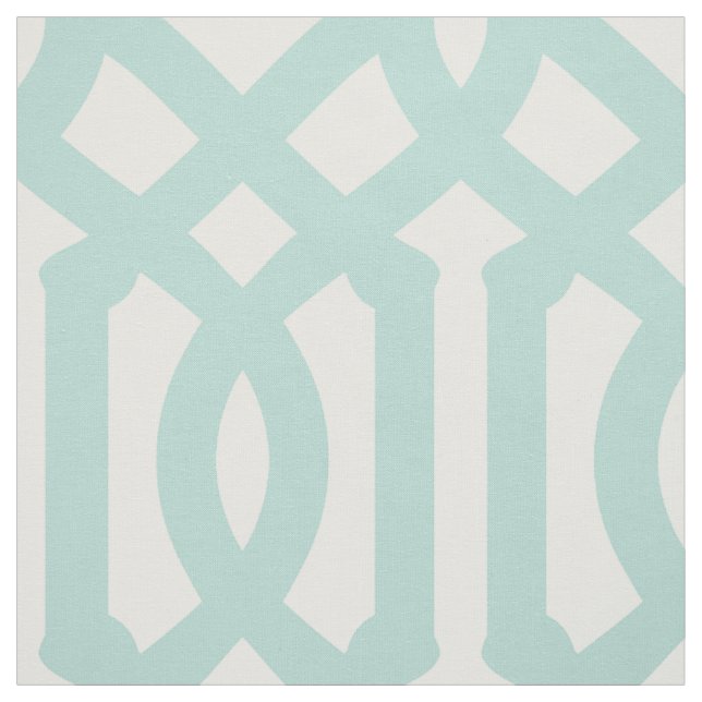 Tissu Trellis à menthe Grande échelle (Échantillon)