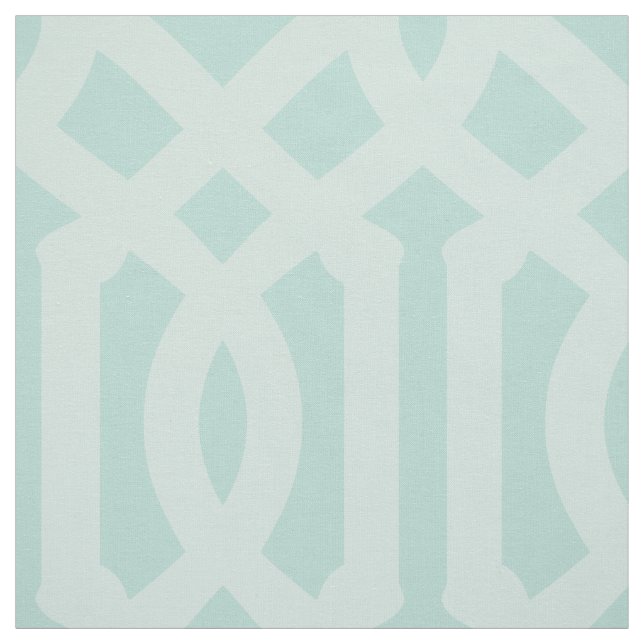 Tissu Trellis à menthe molle Grande échelle (Échantillon)