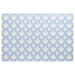 Tissu Trellis bleu-clair géométrique avec les diamants