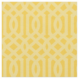 Tissu Trellis jaune doux