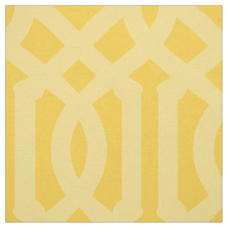 Tissu Trellis jaune doux Grande échelle