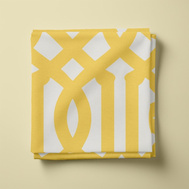 Tissu Trellis jaune Grande échelle (Créateur téléchargé)