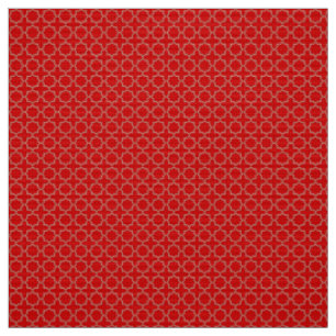 Tissu Trellis marocain arabe en rouge vénitien