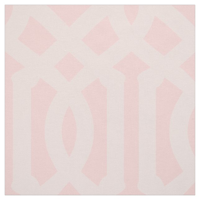 Tissu Trellis rose doux Grande échelle (Échantillon)