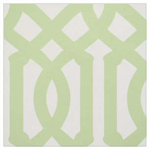 Tissu Trellis vert de menthe Grande échelle