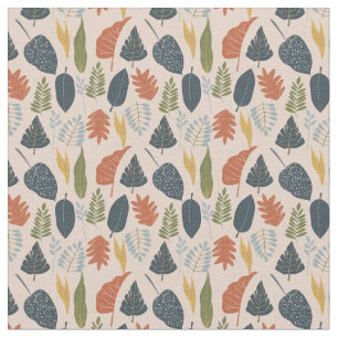 Tissu Trendy joli botanique coloré motif rose vert rose