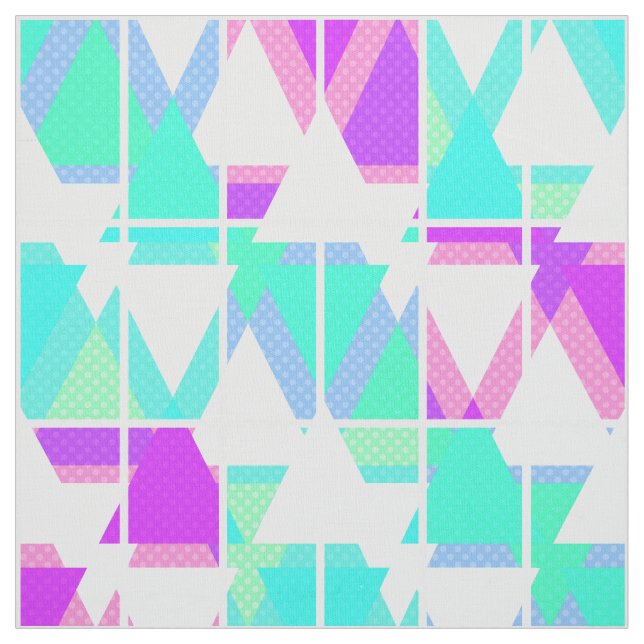 Tissu triangles Abstraits géométrique motif moderne avec (Échantillon)