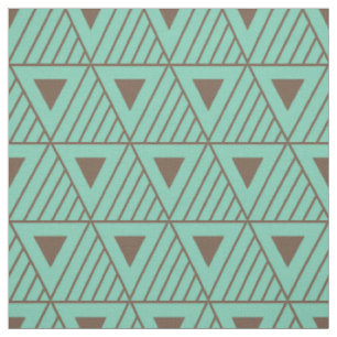 Tissu Triangles Brown Motif moderne Arrière - plan perso