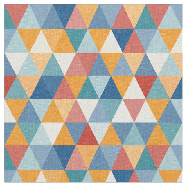 Tissu Triangles colorés (Fermer)