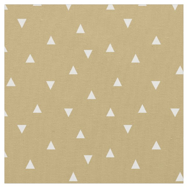 Tissu Triangles écartés en or (Fermer)