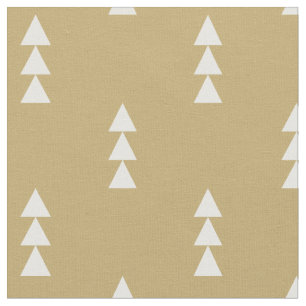 Tissu Triangles empilés en or