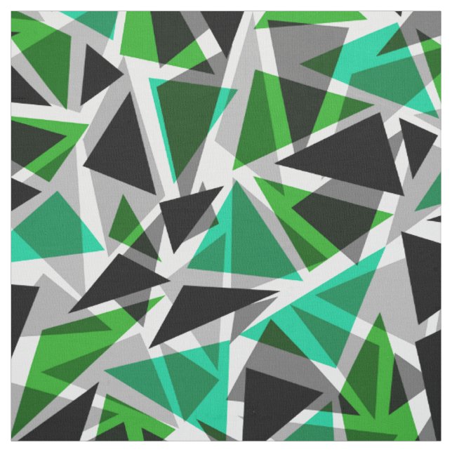 Tissu Triangles géométriques sans couture forme mosaïque (Échantillon)