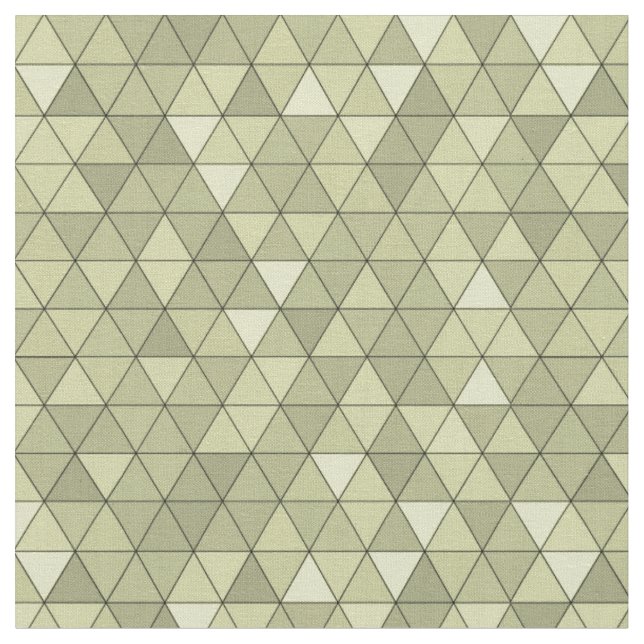 Tissu Triangles jaunes pâles (Fermer)