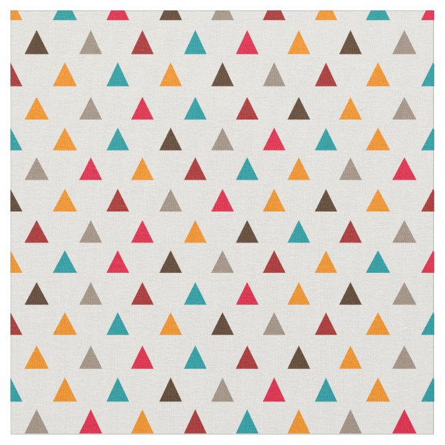 Tissu - Triangles multicolores (Fermer)