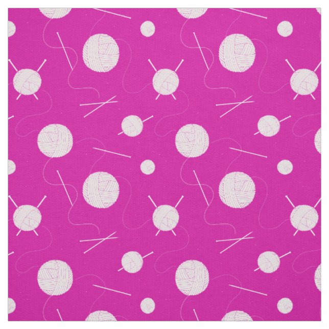 Tissu Tricot rose blanc à motifs (Échantillon)