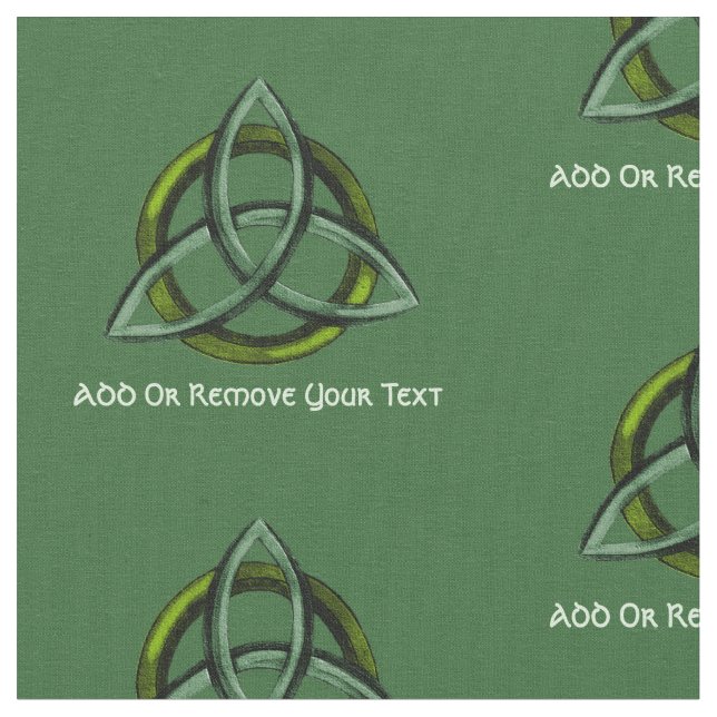 Tissu Triquetra (vert) (Fermer)