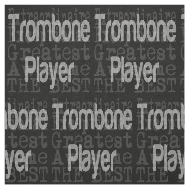 Tissu Trombone Player Extraordinaire (Échantillon)