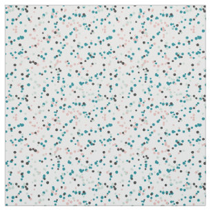 Tissu Tropic Breeze Turquoise & Pink Confetti Dots Motif