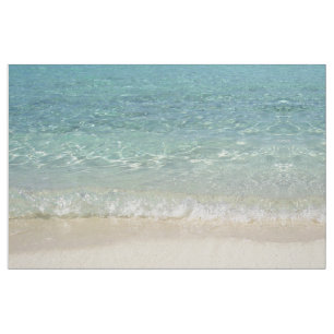 Tissu tropical bleu de l'eau du Tahiti