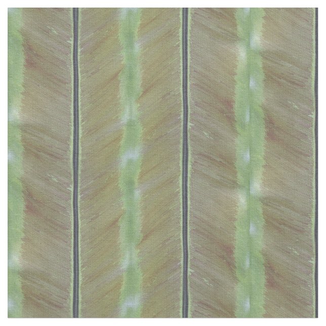Tissu Tropical Leaf Stripes (Fermer)