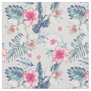 Tissu Tropical Orchid Floral
