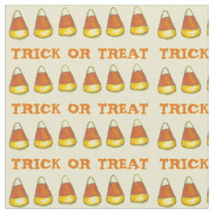 Tissu Trou ou traiter bonbons Corn Halloween Candies