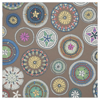 Tissu truffe de mandala