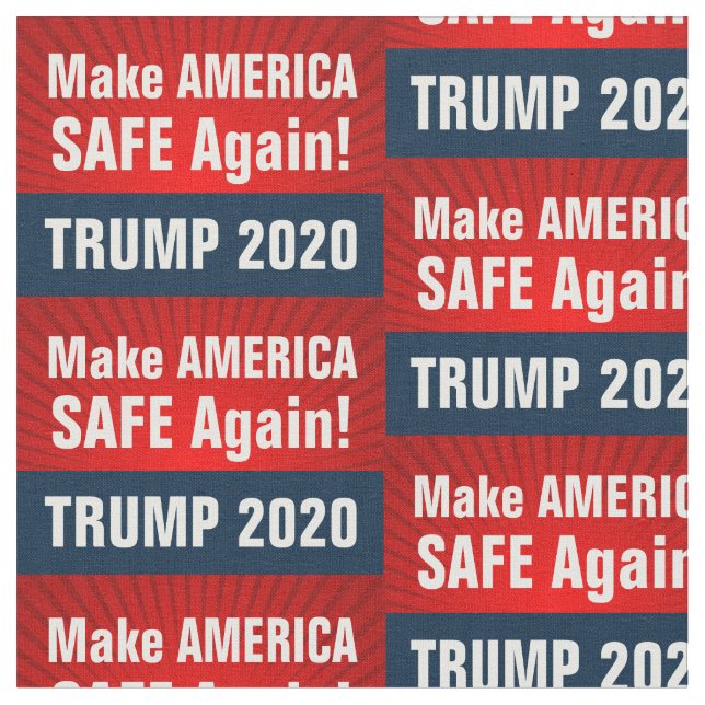 Tissu Trump 2020 REND L'Amérique SÛRE (Fermer)