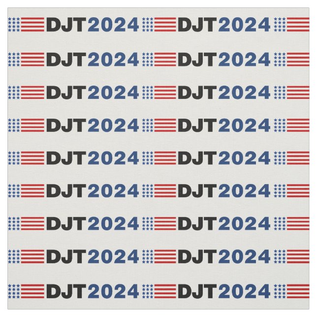 Tissu Trump 2024 DJT (Échantillon)