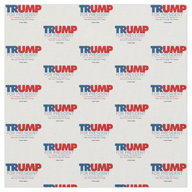 Tissu Trump pour les élections présidentielles de 2020 (Fermer)