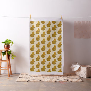 Tissu Trumpeter Pigeon jaune