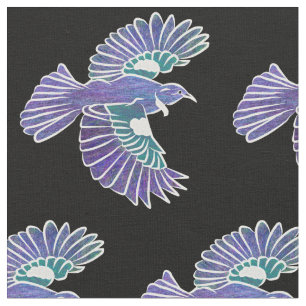 Tissu Tui Bird Nouvelle-Zélande Vol