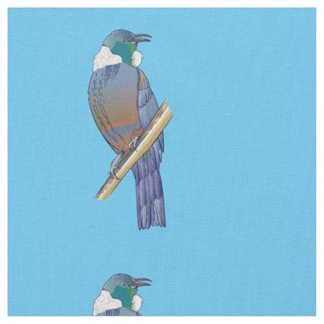 Tissu Tui New Zealand Bird (Fermer)