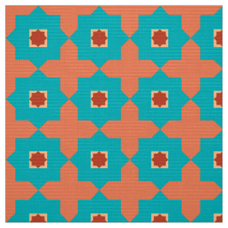 Tissu Tuiles de Marocain de pièce de bibliothèque