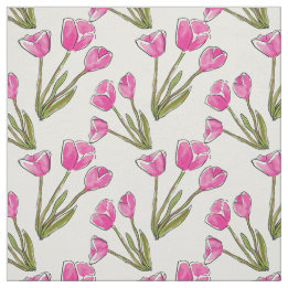 Tissu Tulipe