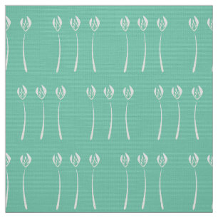 Tissu Tulipe Art Déco de Monnaie Abstraite motif floral