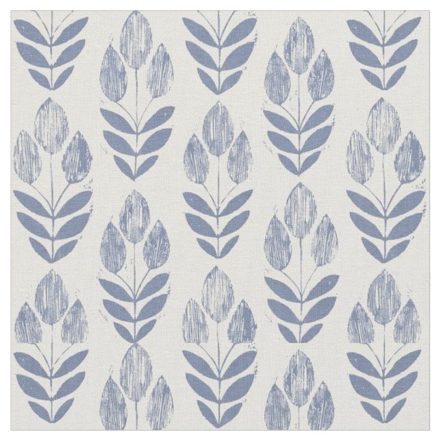 Tissu - Tulipes bleues (Fermer)