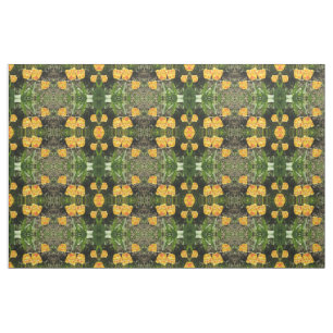 Tissu Tulipes dans le Sun Floral Patterned Craft Fabric
