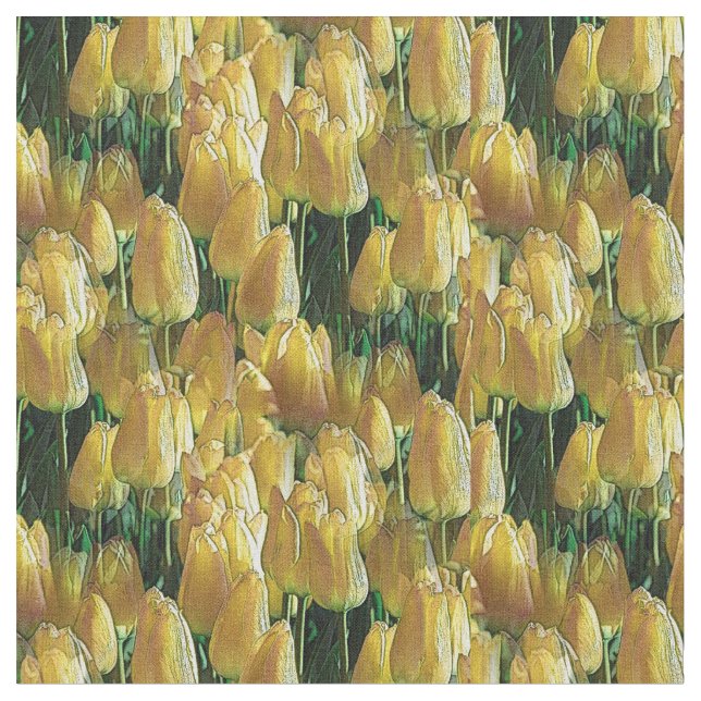Tissu Tulips Sunshine Yellow (Fermer)